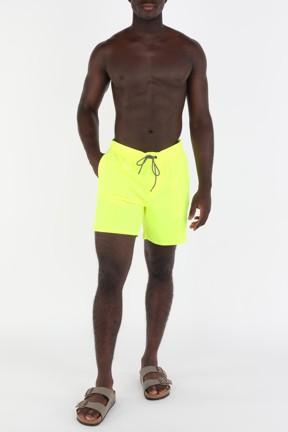 תמונת כל הלוק של Swimshorts in Neon Yellow